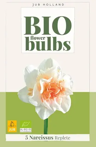 Nu kopen - Biologische narcissenbollen ‘Replete‘ - 5 stuks