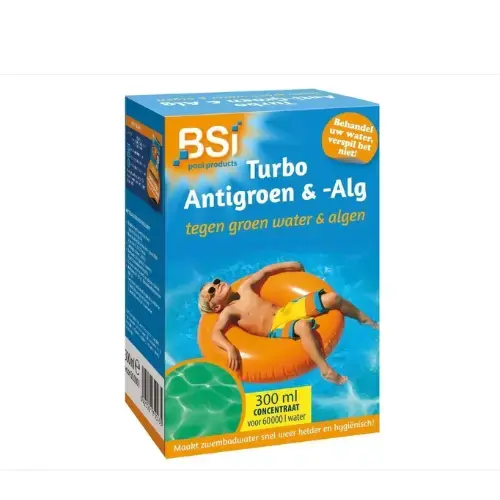 BSI Turbo Anti-Groen & Alg Zwembad 300ml - Rechtstreeks van de fabrikant