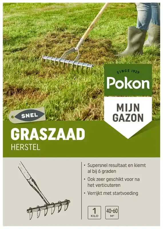 Pokon Graszaad Herstel SOS 1kg - Populair