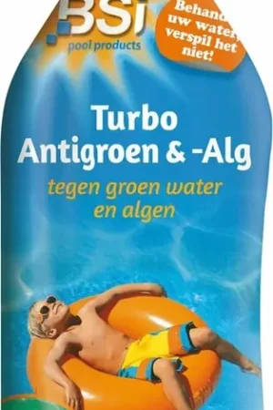 Eenvoudig retourneren | BSI Turbo Anti-Groen & Alg Zwembad 1L