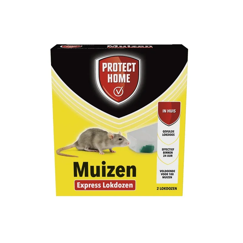 Protect Home Express muizenmiddel - 2 stuks | Dagdeal