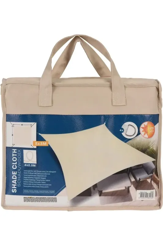 Actie loopt bijna af | Schaduwdoek Vierkant 3m Creme