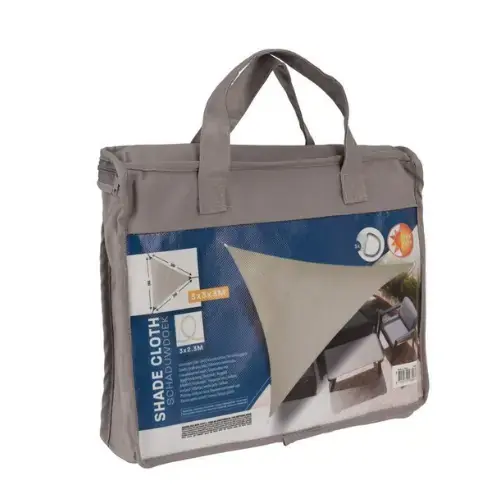 Schaduwdoek 3x3x3m Taupe | Topprijs