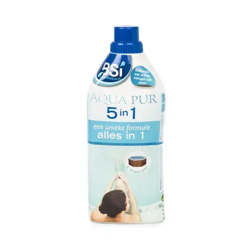 BSI Aqua Pur 5-in-1 - 1 liter - Voor helder en zacht water in spa - Klaar voor verzending