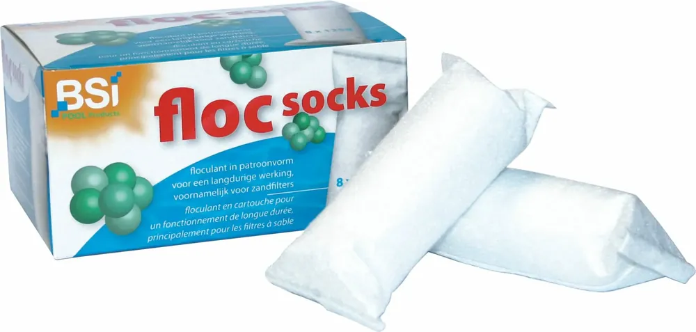 Voeg toe aan winkelwagen | BSI Floc Socks - 8x125 g flocculatiekousjes