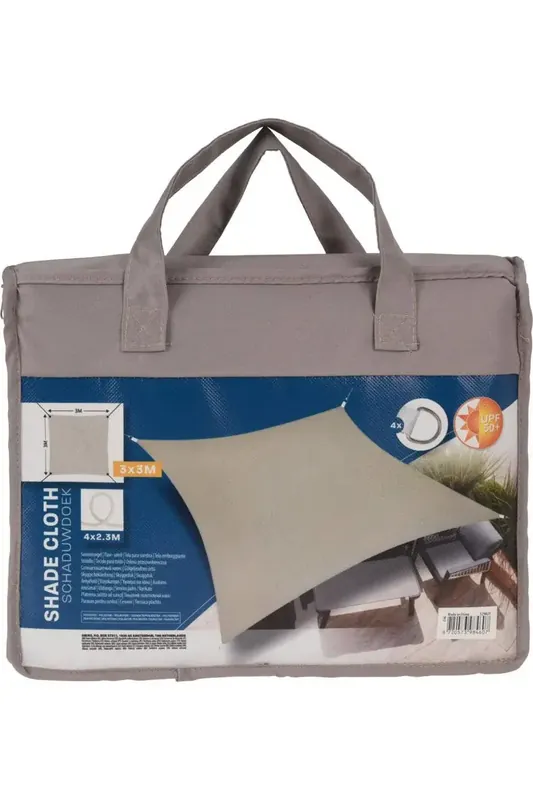 Schaduwdoek Vierkant 3m Taupe | Topproduct