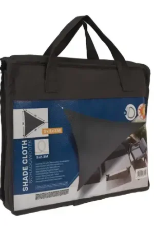 Nieuw in het assortiment - Schaduwdoek 3x3x3m Grijs