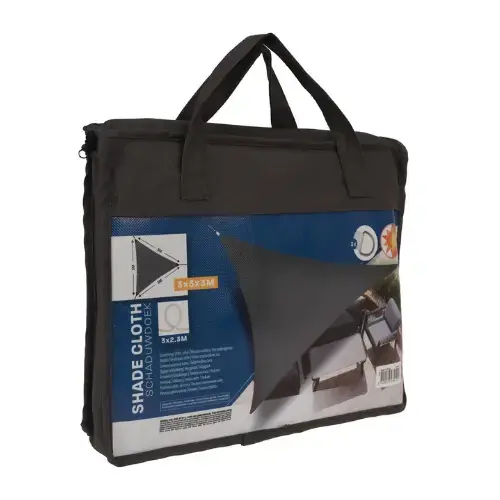 Nieuw in het assortiment - Schaduwdoek 3x3x3m Grijs