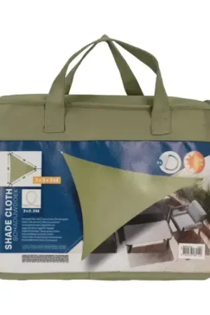 Tijdelijke aanbieding | Schaduwdoek 3x3x3m Groen