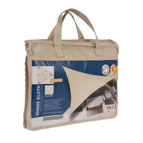 Prijsverlaging | Schaduwdoek 3x3x3m Creme