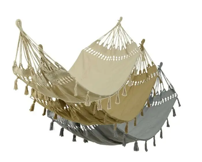 Opruiming - Hangmat Polyester Katoen Outdoor (assorti)