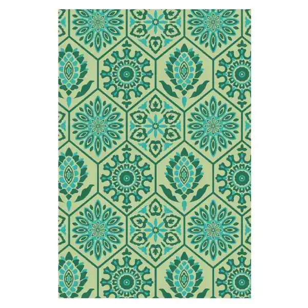 Buitenkleed 120x180cm Groen/blauw - Blommie‘s Lifestyle | Korting
