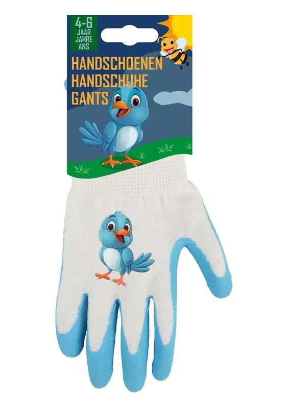 Zojuist toegevoegd | Kinderwerkhandschoen Vogel 4/6 Jaar
