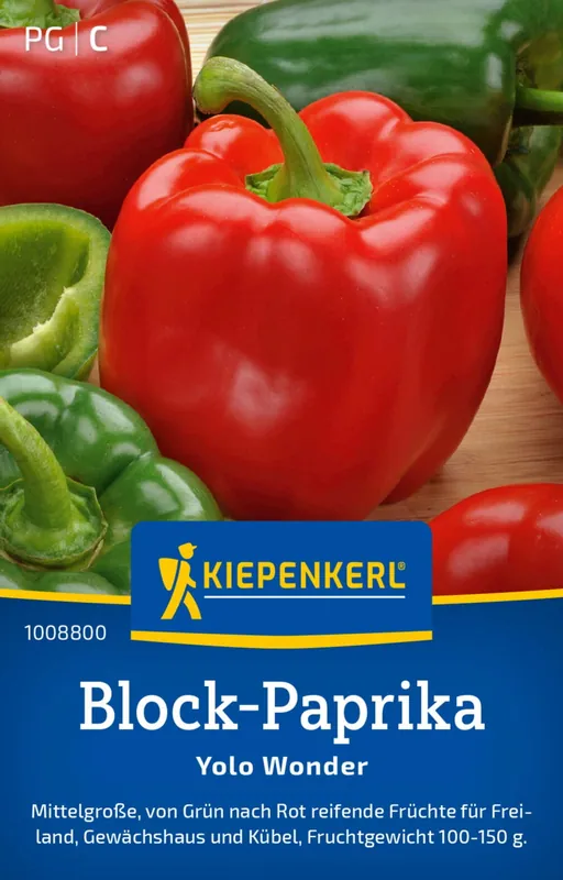 Kiepenkerl Block-Paprika Yolo Wonder | Zeer goed beoordeeld