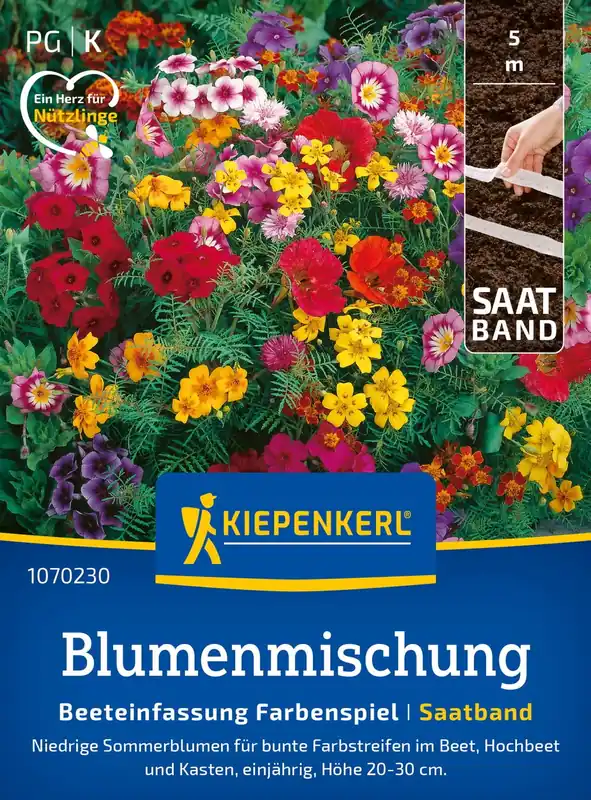 Topproduct - Kiepenkerl Bloemenmix "Farbenspiel" - Zaadband