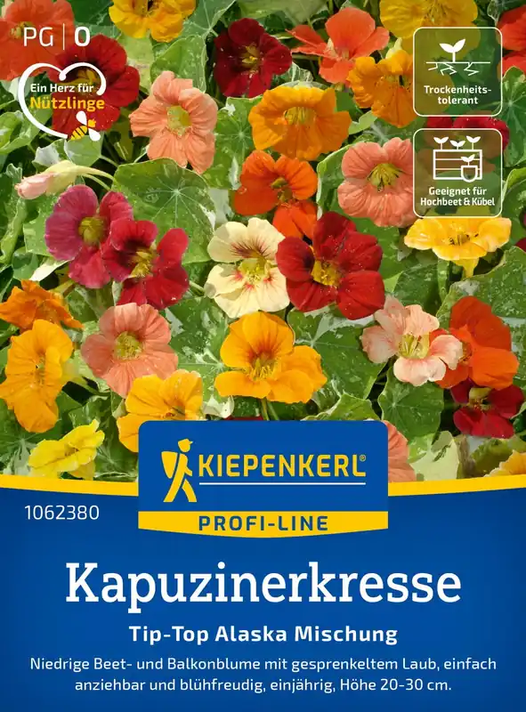 Kiepenkerl Oost-Indische Kers "Tip-Top Alaska Mix" | Veel gekozen