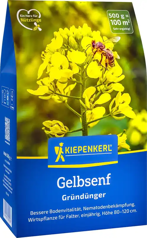Outlet | Kiepenkerl Groenbemester Gele Mosterd, 500 g
