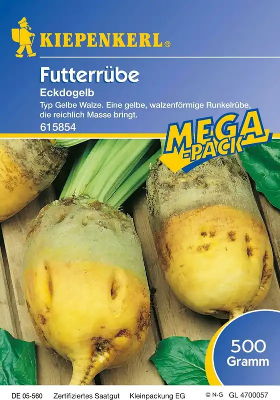 Nieuw - Kiepenkerl Voederbiet "Eckdogelb" (Mega-Pack), 500 g