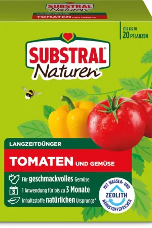 Prijsverlaging | SUBSTRAL® Naturen® Langwerkende Meststof voor Tomaten & Groenten, 1,20 kg