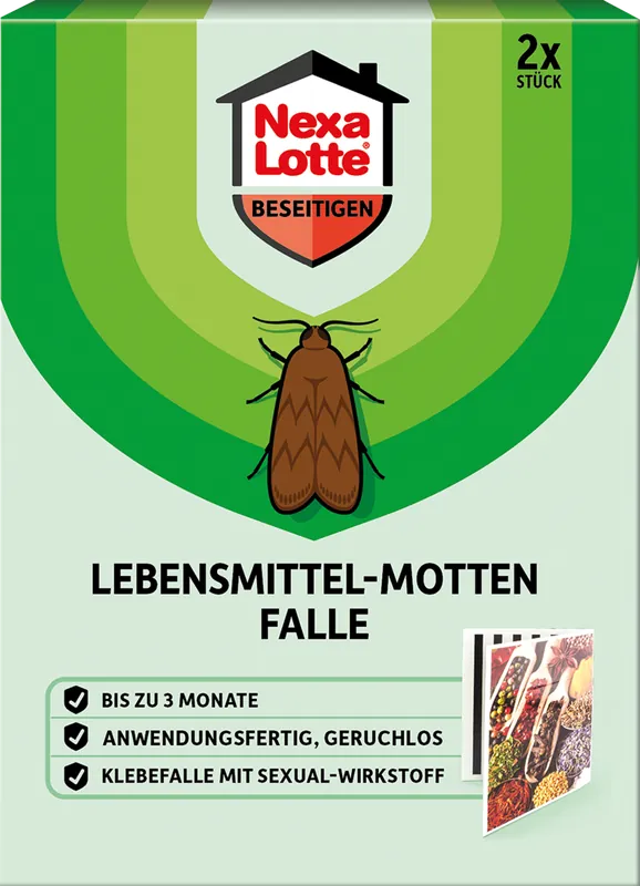 NexaLotte Feromoonval voor Voedselmotten, 2 stuks | Nieuw binnengekomen