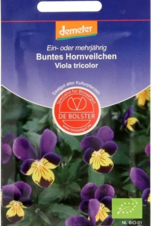 De Bolster Kleurrijk Hoornviooltje, 1 g - Korting