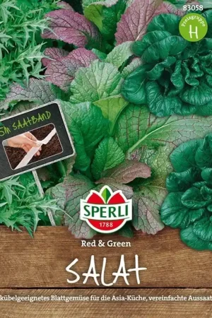 Aanrader - Sperli Salade "Red & Green" 5m Zaadband
