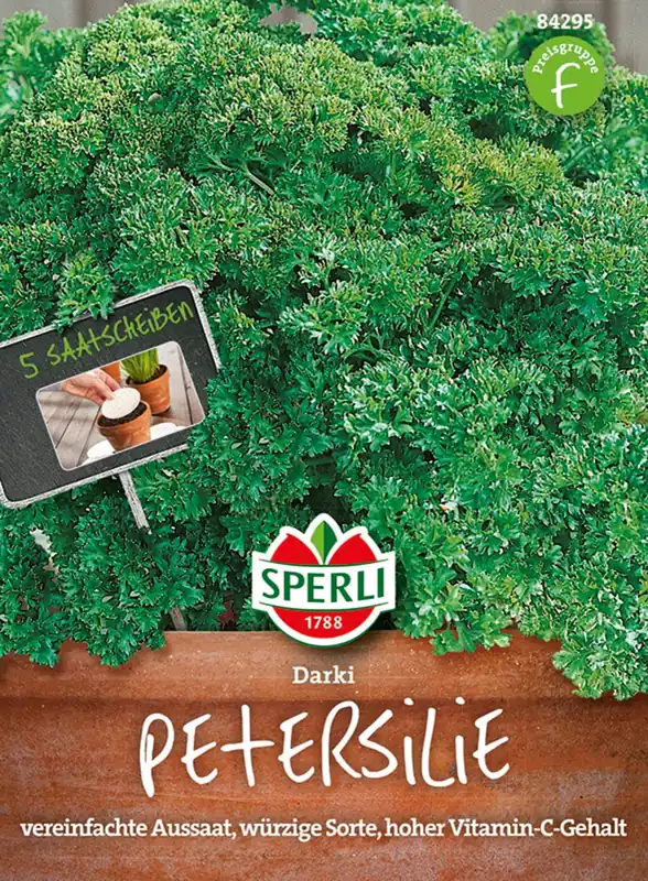 Sperli Peterselie "Sperli‘s Darki" 5 Zaadschijven, 5 (5 Zaadschijven) | Hoge kwaliteit