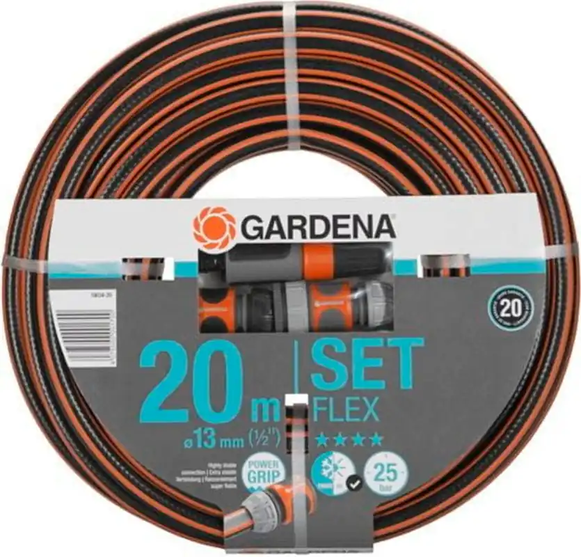 Rechtstreeks uit de fabriek - GARDENA Comfort FLEX-Slang 13 mm (1/2"), 20 m, met Systeemonderdelen