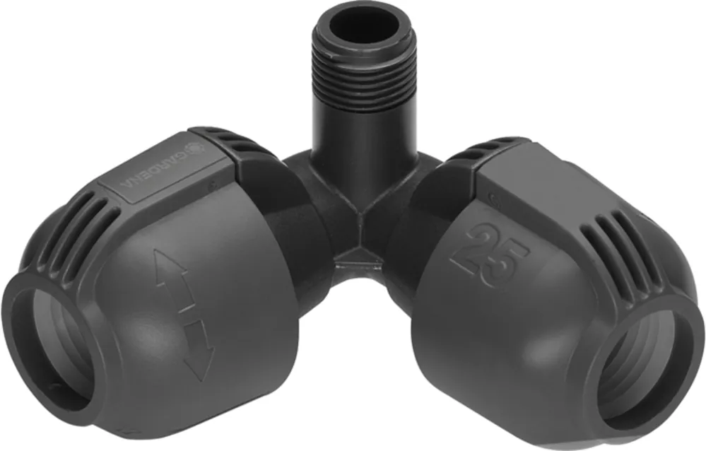Bespaar nu - GARDENA Elleboogstuk 25 mm x 1/2" Buitendraad