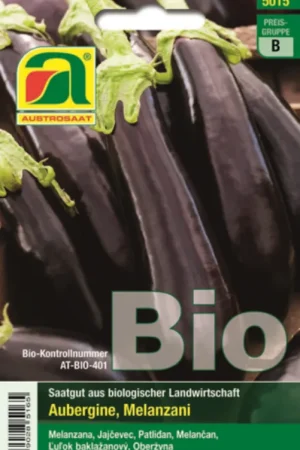 Sale | AUSTROSAAT Biologische Aubergine Violetta lunga 3
