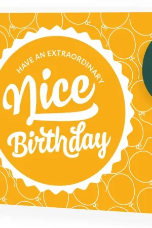 Beste prijs - bloomling "Nice Birthday" Cadeaubon om zelf te printen, "Nice Birthday" Gutschein