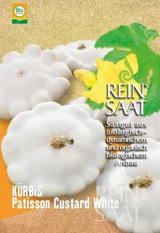 Zojuist toegevoegd - ReinSaat Pompoen "Patisson Custard White"