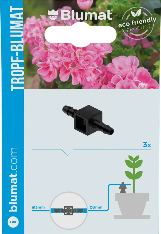 Aanbieding | Blumat Verbinder 3 mm, 3 stuks