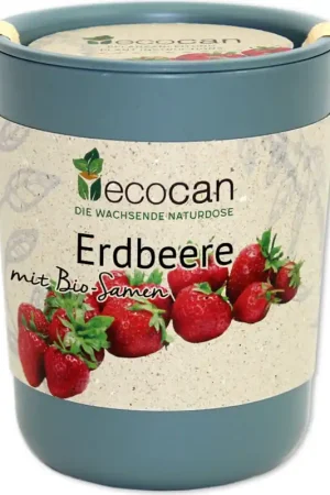 Veilig winkelen - Feel Green ecocan Aardbei, Aardbei
