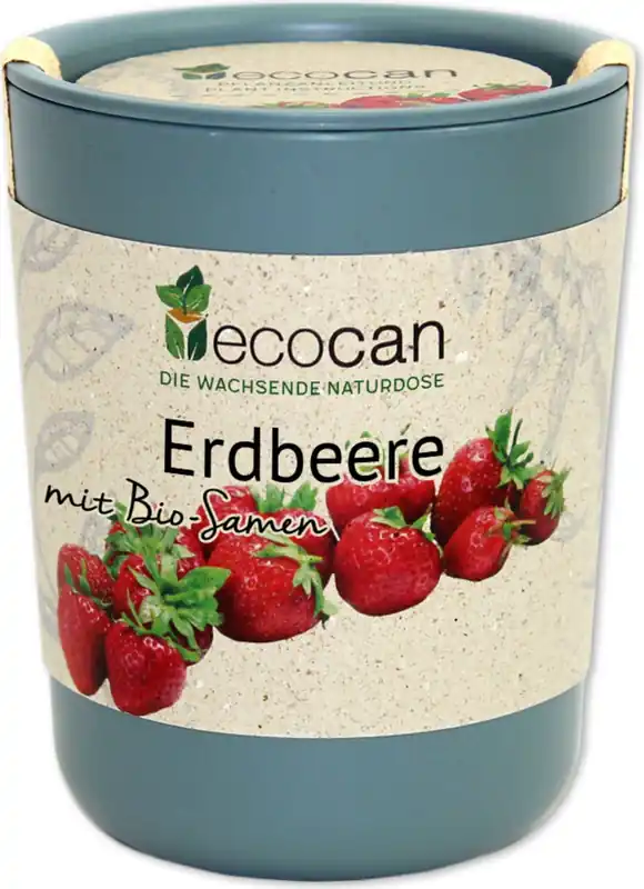 Veilig winkelen - Feel Green ecocan Aardbei, Aardbei