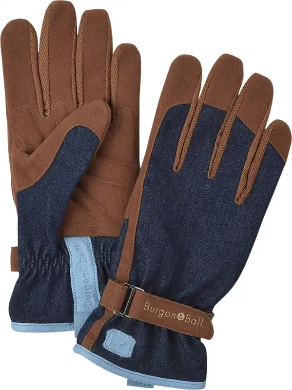 Scherpe prijs - Burgon & Ball "Denim" Tuinhandschoenen, M/L