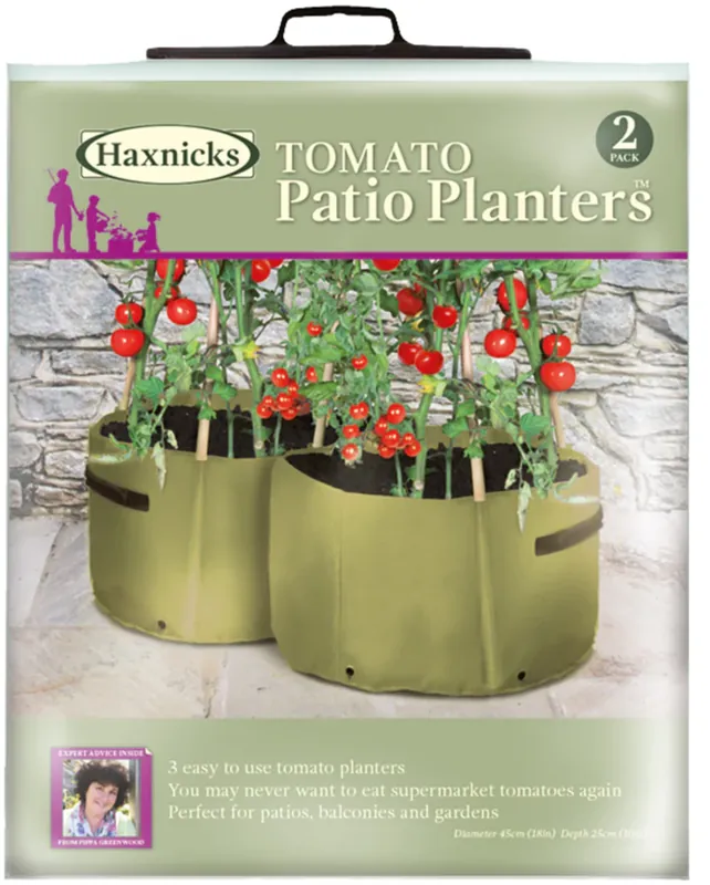 Haxnicks Tomatenplant Zakken Set van 2, Groen | Bespaar meer