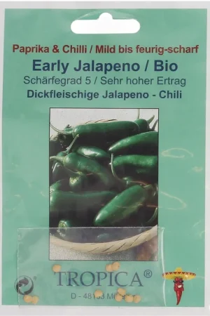 Scherp geprijsd - TROPICA Biologische Jalapenos, 10 Korrels