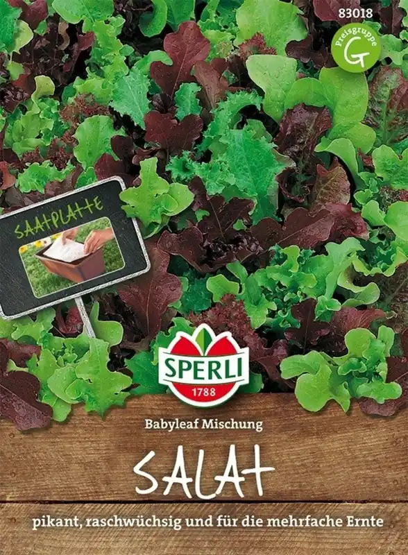 Favoriet van klanten | Sperli Babyleaf Mini Sla Mix, 1 Zaadschijf