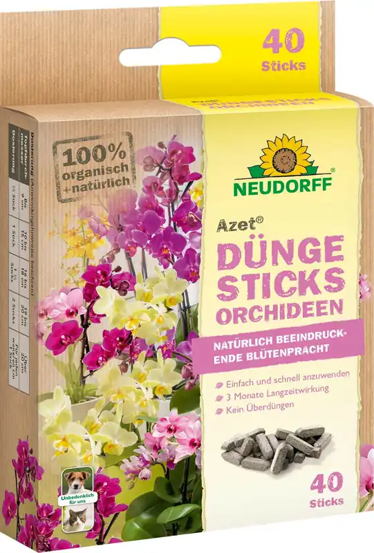 Neudorff Azet Meststofsticks voor Orchideeën, 40 stuks | Verlaagde prijs