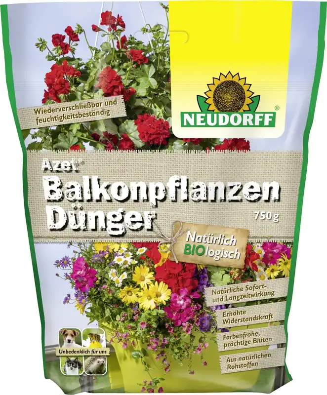 Neudorff Azet Balkonplanten Meststof, 750 g - Net binnen