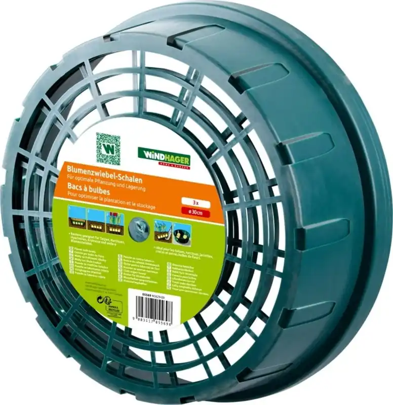 Topprijs | Windhager Bloembollenschaal Ø 22 cm, 3 stuks