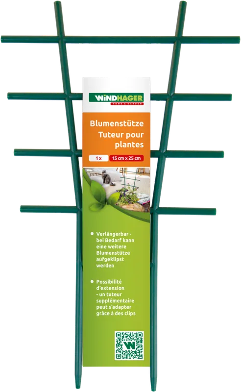 Windhager Rechte Bloemensteun, 25,5x15 cm - Aanrader