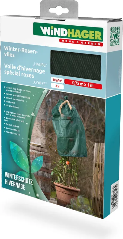 Nog maar een paar beschikbaar - Windhager Winter Rosenvlies Beschermingshoes, 3 stuks