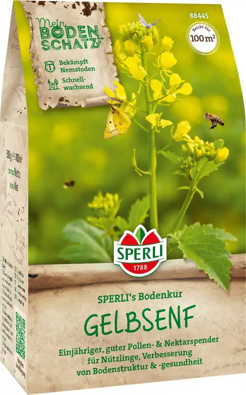 Slechts tijdelijk - Sperli Bodemkuur Gele Mosterd, 500 g