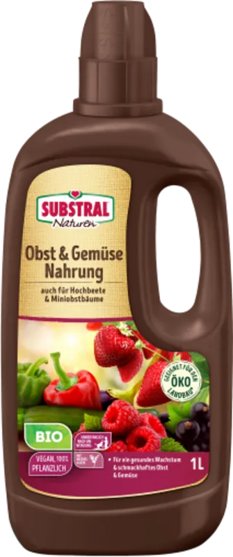 SUBSTRAL® Naturen® Fruit- & Groentevoeding, 1 L - Op voorraad