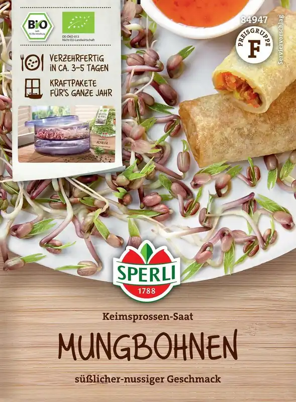 Populair | Sperli Biologische Kiemgroente Mungobonen, 30 g