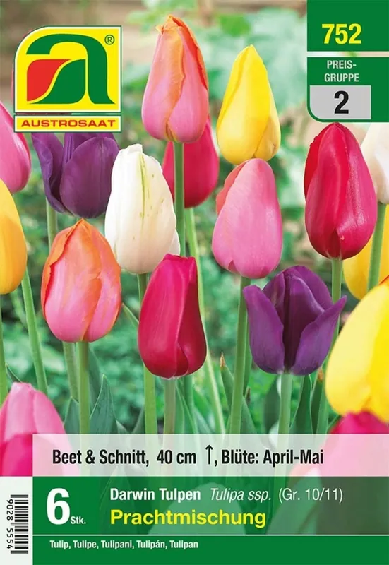 AUSTROSAAT Vroege Tulpen Splendour Mix, 6 Uien - Tijdelijke aanbieding