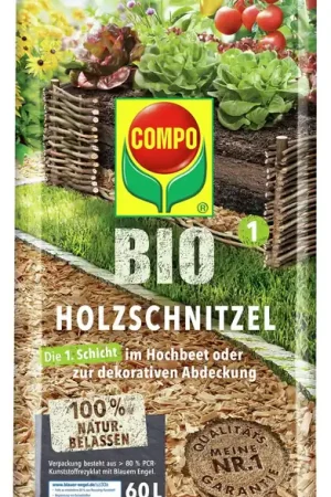 Nu beschikbaar - COMPO Biologische Houtsnippers, 60 Liter
