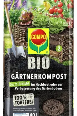 Populair | COMPO Bio Moestuin Bodemverbeteraar, 40 Liter